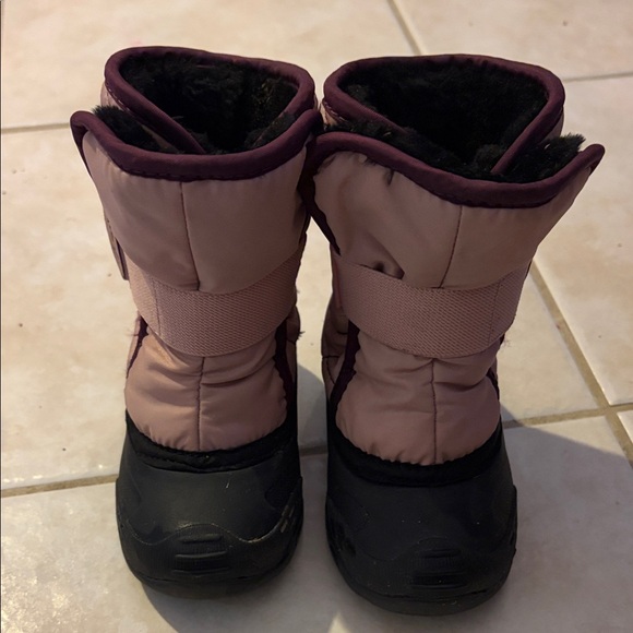 Kamik Kids' Mauve and Black Snow Boots - Picture 2 of 8